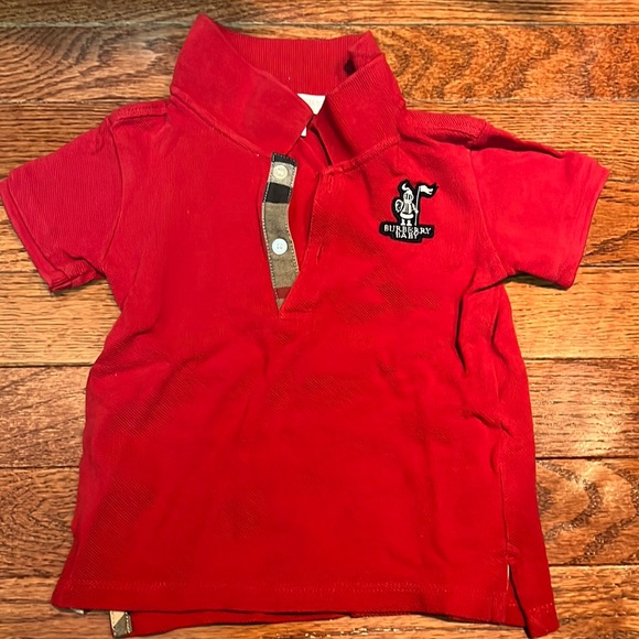 Authentic Burberry polo in size 18 months